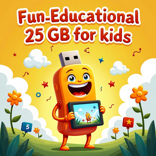 25gb usb drive - kids, &